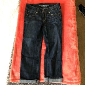 American Eagle cropped jeans
